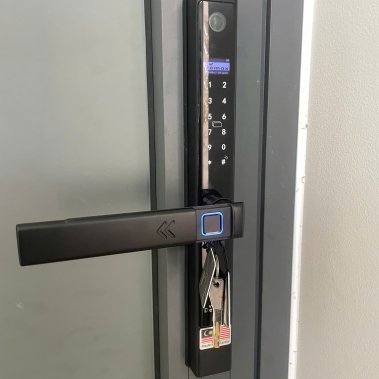 Khóa Thông Minh Cửa Nhôm Demax EL689 BN - Camera Giám Sát, Chống Nước