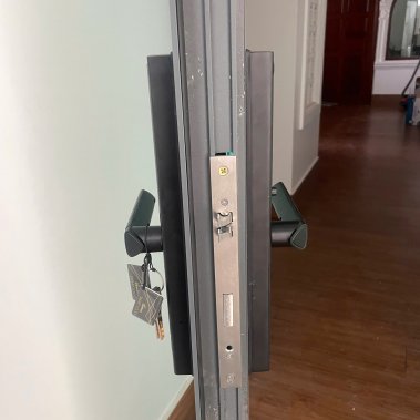 Khóa Thông Minh Cửa Nhôm Demax EL689 BN - Camera Giám Sát, Chống Nước