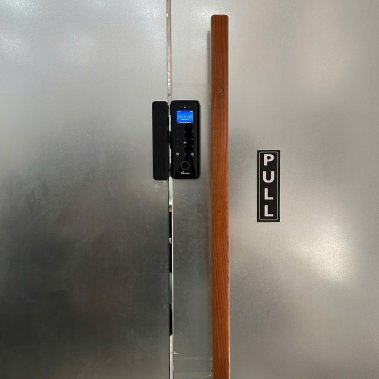 Khóa thông minh cửa kính Face ID Demax SL900 G-SD Remote - Tích hợp chấm công