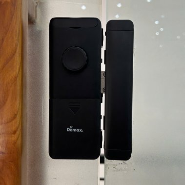 Khóa thông minh cửa kính Face ID Demax SL900 G-SD Remote - Tích hợp chấm công