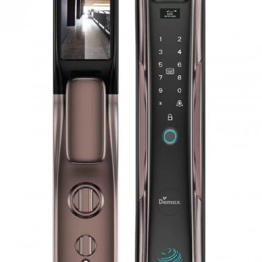 Khóa thông minh nhận diện khuôn mặt Face ID - camera màn hình chuông DEMAX SL918 PB APP 