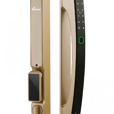 Khóa thông minh tự động cửa nhôm sắt chống nước DEMAX SL802 CG 