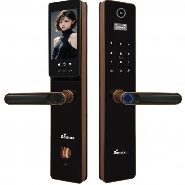 Khóa vân tay thông minh DEMAX SL-C626 AC APP - Camera màn hình chuông