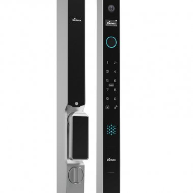 Khóa thông minh nhận diện khuôn mặt Face ID cho cửa nhôm sắt DEMAX EL908 AG CNC - chống nước