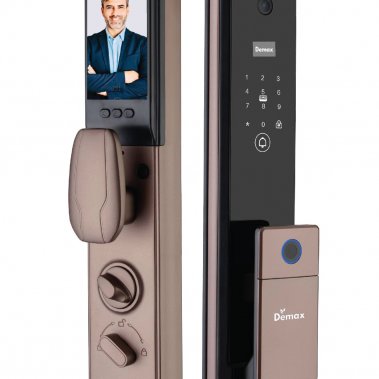 Khóa thông minh nhận diện khuôn mặt Face ID - camera màn hình chuông DEMAX SL916 CB APP