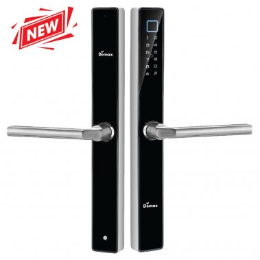 Khóa thông minh cửa nhôm sắt chống nước DEMAX EL-C102 SB