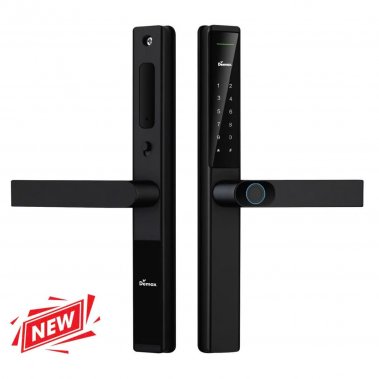 Khóa Thông Minh Cửa Nhôm Demax EL699 LUX BL - Mở Vân Tay, WiFi, Chống Nước