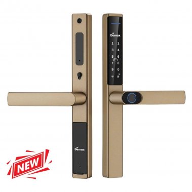 Khóa Thông Minh Cửa Nhôm Demax EL699 LUX CG - Mở Vân Tay, WiFi, Chống Nước