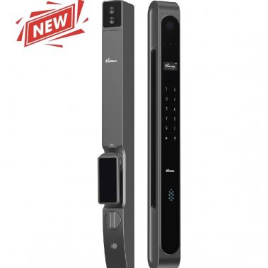 Khóa Thông Minh Cửa Nhôm Demax EL998 GS CNC – Nhận Diện Khuôn Mặt, Vân Tay, Camera, Chống Nước