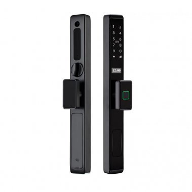 Khóa vân tay cửa nhôm Kaimi CN108 Màu đen - Tay nắm