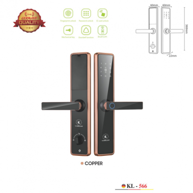 Khóa điện tử Kassler KL- 566 App Copper