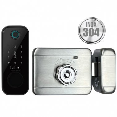 Khoá vân tay cửa cổng chống nước Laffer - vân tay 1 chiều