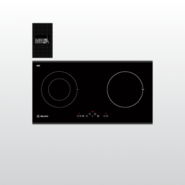 Bếp điện từ kết hợp 1 từ 1 hồng ngoại Malloca MH-02IR D