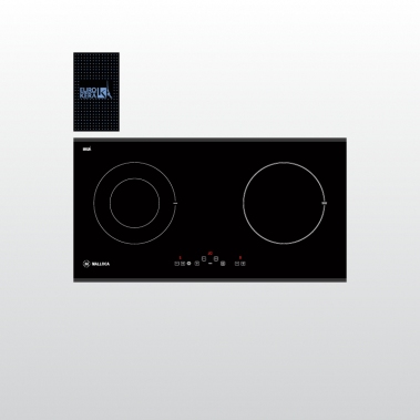 Bếp điện từ kết hợp 1 từ 1 hồng ngoại Malloca MH-02IR SB