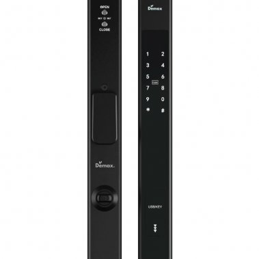Khóa thông minh tự động cửa nhôm sắt chống nước DEMAX SL801 BL APP WIFI