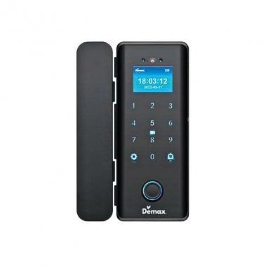 Khóa thông minh cửa kính Face ID Demax SL900 G-SD Remote - Tích hợp chấm công