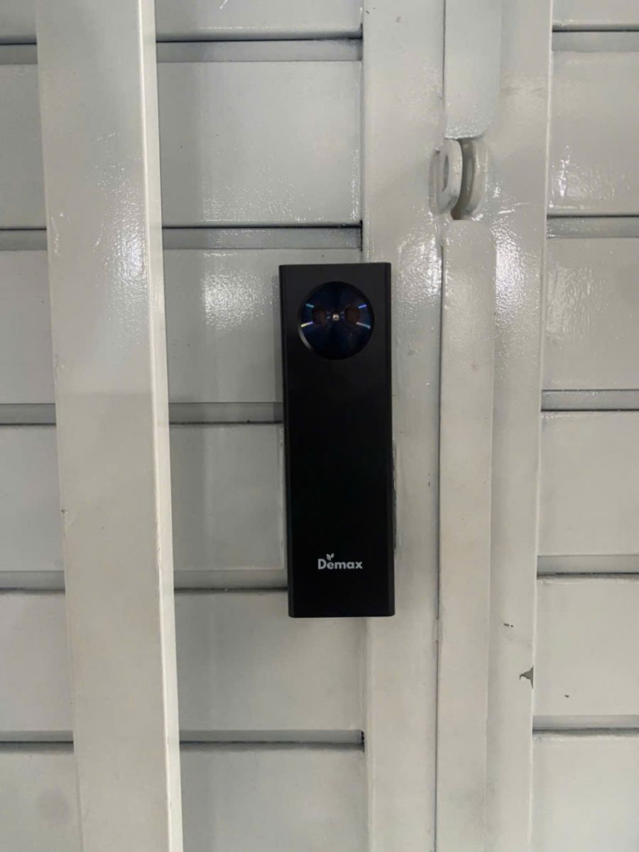 Khóa điện tử thông minh cửa cổng Face ID chống nước Demax EL-G908 GB CNC