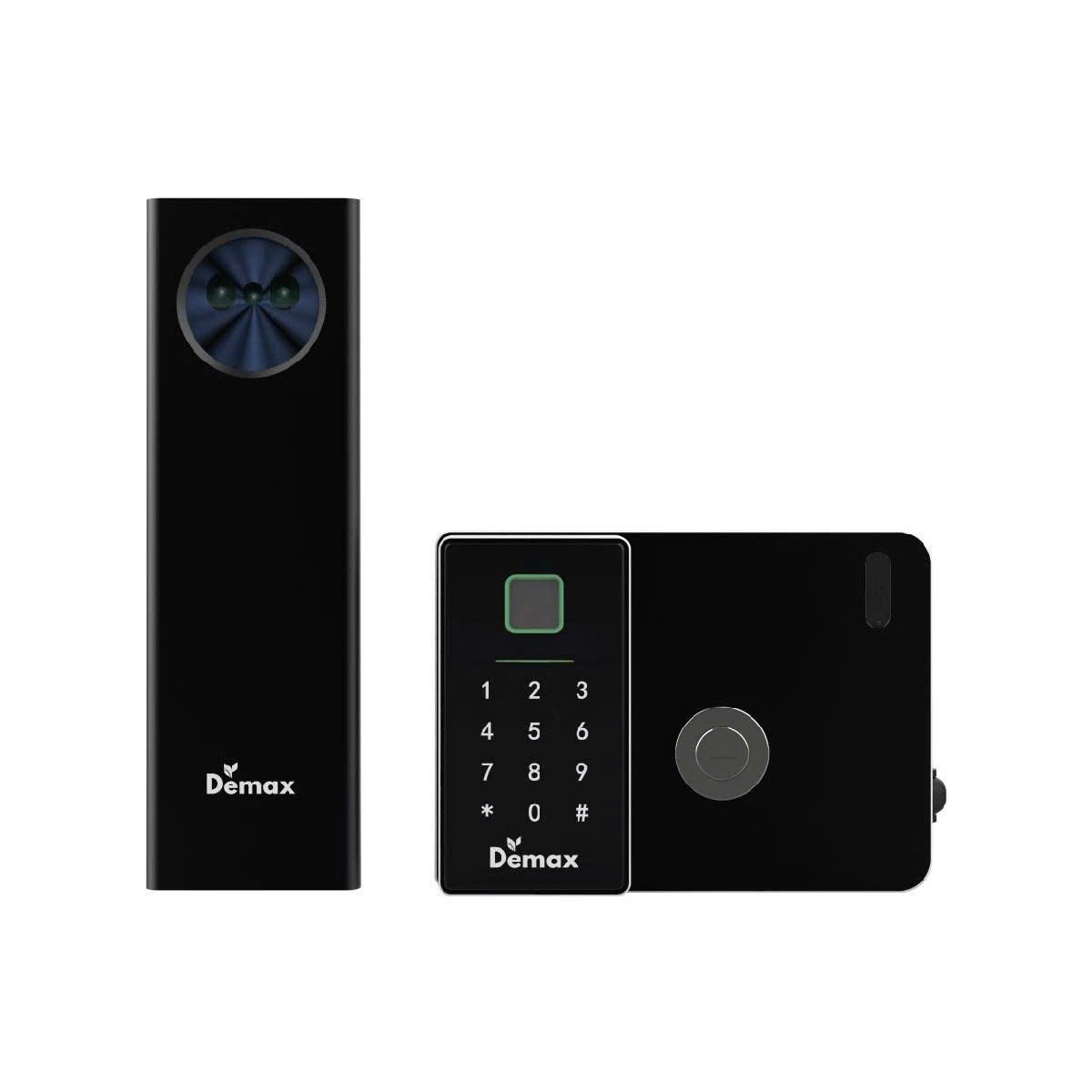 Khóa điện tử thông minh cửa cổng Face ID chống nước Demax EL-G908 GB CNC