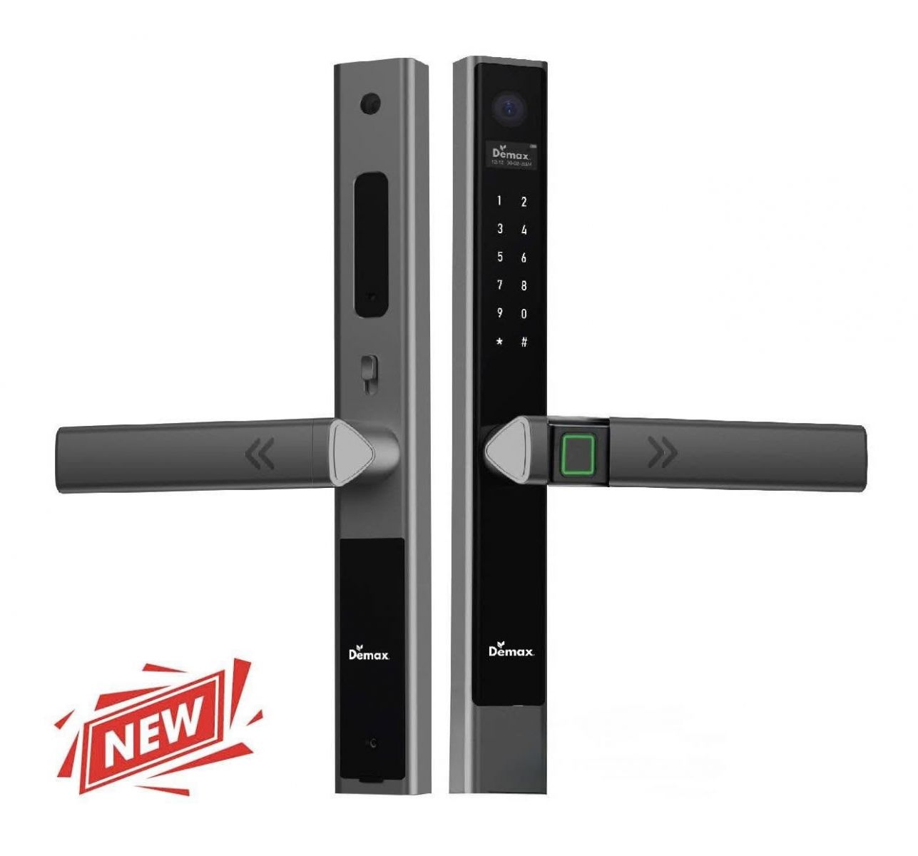 Khóa Thông Minh Cửa Nhôm Demax EL689 GS - Camera Giám Sát, Chống Nước