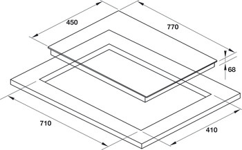 Bếp điện từ HC-M772D Hafele 536.61.695