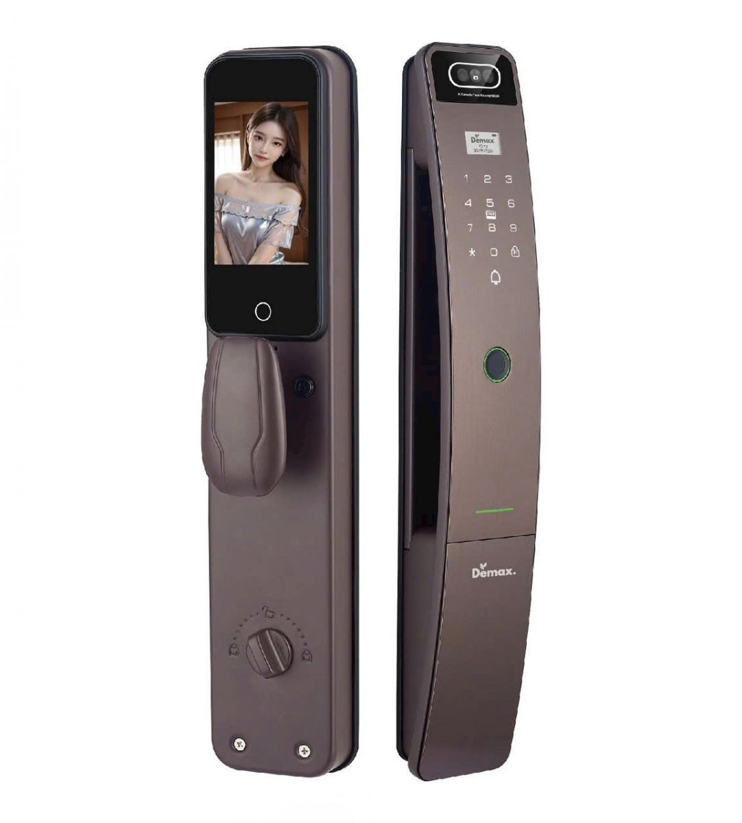 Khóa điện tử thông minh Demax EL910 MB – Công nghệ nhận diện khuôn mặt 3D